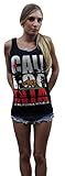 Shop4Ever California Republic Beach Palm Tree Women's Tank Top