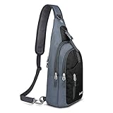 CARQI Sling Bag Waterproof Shoulder Backpack Crossbody Purse for Hiking Camping Men and Women