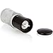USimplySeason Mini Ebony & Ivory Salt and Pepper Adjustable Grinder Set