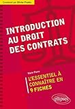 Introduction au droit des contrats by 