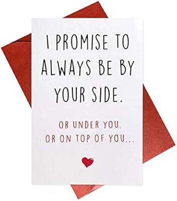 Amazon Com Funny Anniversary Card Adult Birthday Card Naughty Love Cards For Boyfriend Husband Fiance Girlfriend Wife Fiancee Office Products