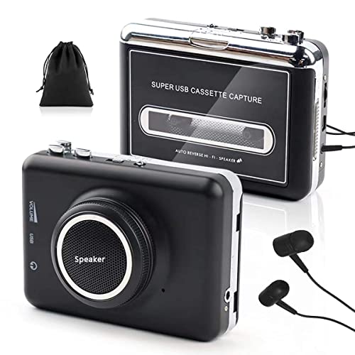 2022Updated Cassette Player with Detachable SpeakerPortable Cassette