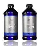 Silver Solution Liquid 12ppm - Immune Support Supplement by Activz (2 Pack) - 16 oz Bottles