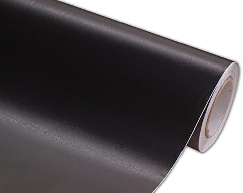 Hachi Auto Leather Black Vinyl Car Wrap 108-by-60-inch