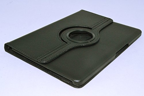 360Â° Rotating Leather Case + Screen Protector + Stylus + Free Charging Cable for Samsung Galaxy Tab Pro and Note 10.1 (10 " inch) Features: Multi-Angle Folding Stand Cover Folio with Magnetic Smart Closure Sleep/Wake Feature (Compatible Models: T520, T600, P601, T525, SM-520, SM-T600 SM-T525) - Black