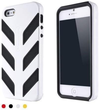 Megix "Alien Armor" iPhone 5 / 5S / SE case with Free Screen Protector Dual Layer Protection 2 Piece- Inner Soft Silicone Gel with Black Outer Hard Armor Case
