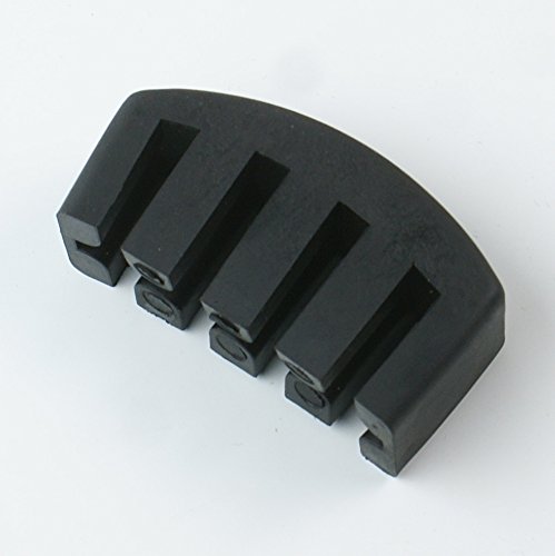 Ultra Heavy Rubber Practice Mute for 3/4 - 4/4 Cello ,Black - Thumbnail 4