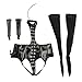 MonkeyJack 6th Scale Leather Corset Bustier Tights Gloves Set for CY ZC TTL Girl Figure