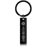 OPALSTOCK Spotify Keychain for Men/Women Personalized Music Keyring Scannable Spotify Music Song Code Keychain Gifts