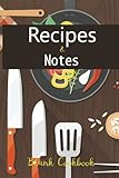 Recipes & Notes Blank Cookbook (blank recipe book) (Volume 5) by Gift Idea Studio