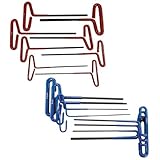 Professional 20pc SAE + Metric T-Handle Hex Key Wrench Set - Soft-Grip - SAE 5/64