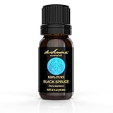 Black Spruce Essential Oil - Smells Like Christmas! - 100% Pure, Best For Better Breathing, Aromatherapy, Massage And Immune Boost, 15 ml