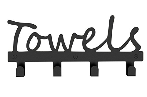 Fasmov wall-mounted 4 hook wall towel rack originality …