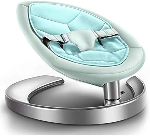 JYKOO Baby Bouncer Chair, Rocking Baby Swing Chair for Newborn, Toddler Kids From Ages 0 to 6, Bouncer Infant Comfort Swing Chair Soft Toddler Cradle Seat, Multicolor Plush Rocking Toy,Green