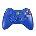HDE Replacement Controller Shell for Xbox 360 Plastic Shell Sticks Buttons Shoulder Buttons and Triggers (Blue)