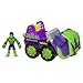Marvel Super Hero Adventures Playskool Heroes Smash Mobile With Hulk - Colors May Vary