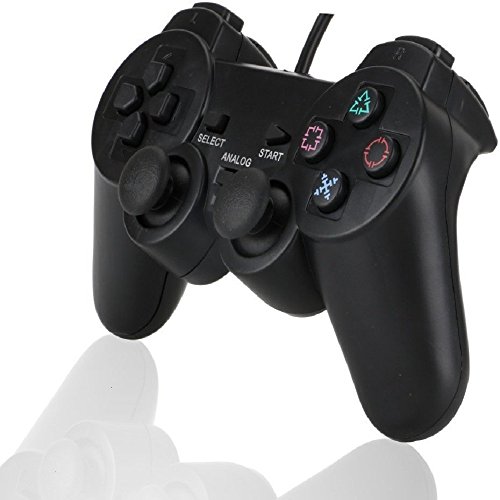 PS2 Wired Controller for Sony PlayStation 2 Black By BESSEEK