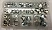 56 PC BSPP Hydraulic British Parallel Pipe Cap and Plug Kit with Dowty Seals. 56 Piece