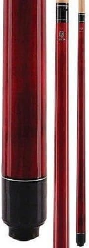 McDermott Lucky L5 RED Two-Piece Billiard Pool Cue Stick & Soft Case