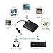 Bluetooth Transmitter, iClever Wireless Portable Transmitter (Connected to 3.5mm Audio Devices, Paired with Bluetooth Receiver. TV Ears, Bluetooth Dongle, A2DP Stereo Music Streaming), Black