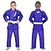 Elite Sports Ibjjf Ultra Light Bjj Brazilian Jiu Jitsu Gi For Kids with Preshrunk Fabric and Free Belt C3, Blue