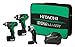 Hitachi KC10DAL 10.8 Volt Li Ion 3-Tool Combo Kit Includes Drill/Driver, Impact Driver and Flashlight  (Discontinued by Manufacturer)