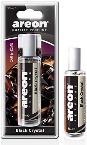 Areon Car Perfume, 35ml Mini Pack, Black Crystal (APC06) Pack of