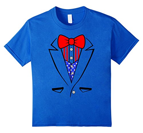 American Flag Suit T-shirt Funny Uncle Sam Costume