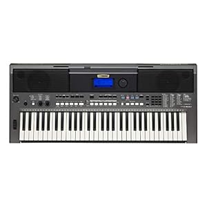 Yamaha PSR-I400 61-Key Portable Keyboard, Metallic Dark Grey