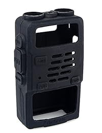Retevis goma suave Handheld 2 Way Radio Case Holster Protección para Baofeng bf-uv5r uv-5rv UV-5RE UV5R + uv-985 Retevis rt-5r rt-5rv Walkie Talkies (1 Pack)