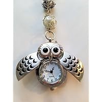 Owl Watch rear view mirror hanger, Car, Truck, Unique Car Charm, Window, Rear View Mirror Hangers, sun catcher