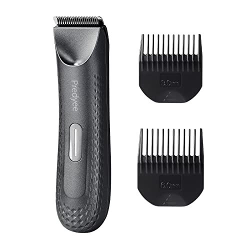 Predyee Electric Groin Hair Trimmer for Men,Body Groomer & Pubic Hair