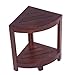 DecoTeak Oasis 2-Tier Teak Corner Shower Bench