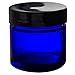 1 oz / 30 ml Cobalt Blue Thick Wall Glass Glass Straight Sided Jar (4 pack)