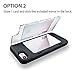 TORU CX PRO Compatible with iPhone SE 2020/iPhone 8/iPhone 7 Case - Protective Dual Layer Wallet with Hidden Card Holder + ID Card Slot Hard Cover & Mirror - Dreamcatcher