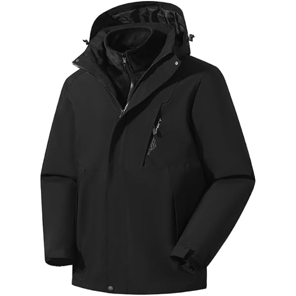 Acmelogy Men's Waterproof Parka 3M Thinsulate Winter Warm