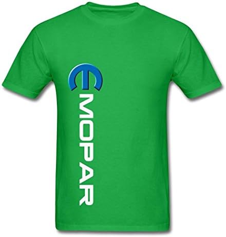 MozFashion Men's MOPAR Logo Black T-Shirts