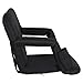 HomGarden Set of 2 Stadium Seat Chair for Bleachers Benches Grandstand Comfort Seats, 5 Reclining Custom Padded Cushion Backs Armrest Support