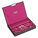 Stackers Black with Fuchsia Classic Lidded Jewelry Box