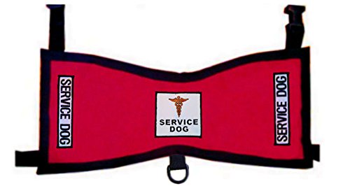 Working Service Dog Vest Deluxe (Red, Tiny 4-7 lbs)