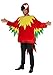 Smiffy's Men's Parrot Costume with Jumpsuit and Hood, Multi, Medium