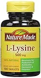 Nature Made L-Lysine 500 mg Tablets (Amino Acid) 100 Ct
