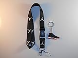 One Jordan detachable Lanyard with One Jordan keychain