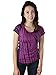 YogaColors Emoticon Women's Tie Dye Summer Concert Round Neck Tee