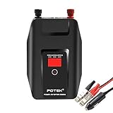 POTEK 300w Power Inverter DC 12V to AC 110V Car Adapter with 2 5V/2A usb charging output Compatible Well with Cell Phones,Laptops,Camera,CD player ETC