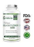 CLA safflower oil softgels by Floraceutical Naturals | Potent, High-Quality Safflower Oil CLAs | Increase Metabolism, Lower Body Fat Mass, Build Lean Muscle Mass