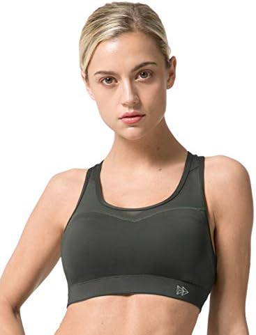 Yvette Sports Bra Non-Shaking High Support, Back Hook Type, Mesh Material, Built-in Molded Cup