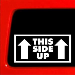 Amazon com This Side Up Vinyl Decal sticker for Jeep Amazon com This Side Up Vinyl Decal sticker for Jeep