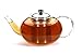 GROSCHE - Joliette Borosilicate Glass Teapot with Stainless Steel Infuser - 5 Cup Glass Teapot with Removable Strainer for Loose Leaf & Herbal Tea, Dishwasher Safe, 42 oz