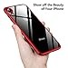 TORRAS Clear iPhone XR Case, Ultra Thin Slim Fit Soft Silicone TPU Protective Cover Cases Compatible with iPhone XR, Red